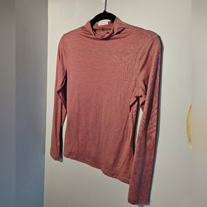 Frank and Oak long sleeve shirt, rose size medium